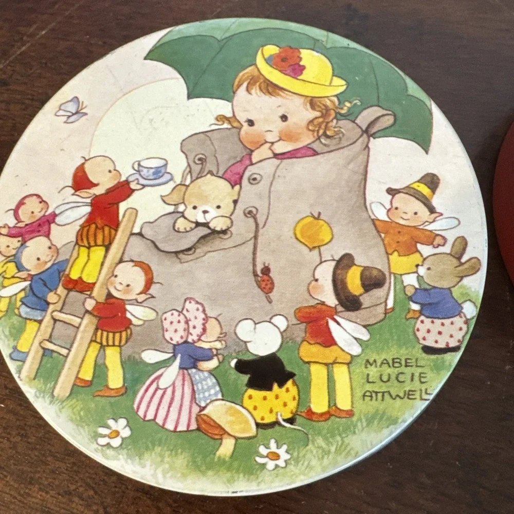 2 - Huntley & Palmer Biscuit Tins Vintage Mabel Lucie Set
